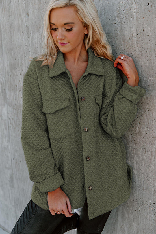 EB | Leichtgewicht Gesteppte Hemdjacke Polyester Komfort und Stil