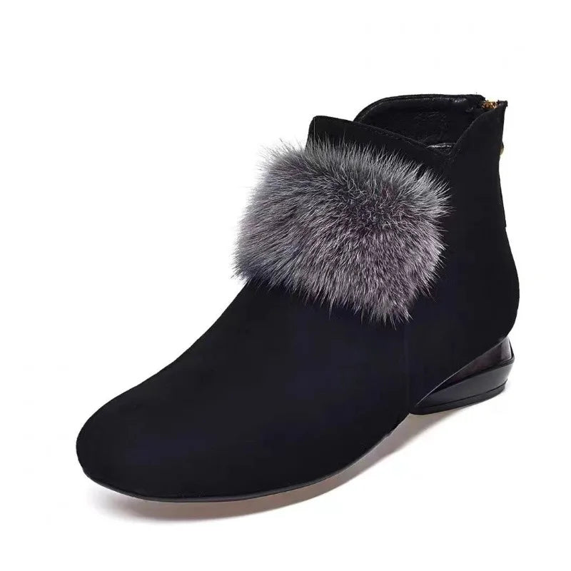 Gefütterte Stiefeletten mit rutschfester Sohle EB EB