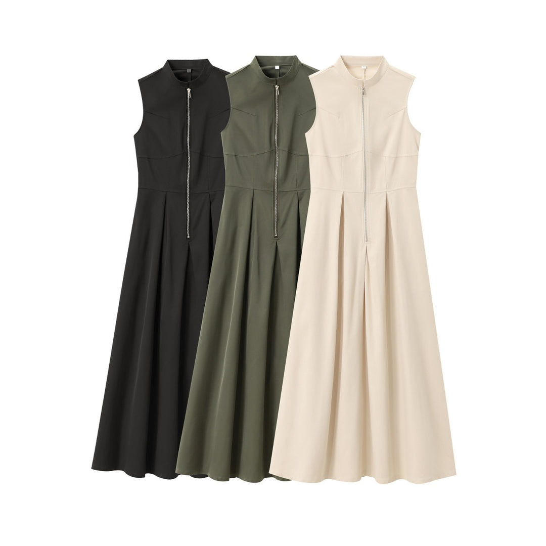 EB | Ärmelloses Taillenkleid mit Rundhalsausschnitt