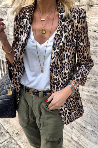 EB | All See Leopard Leichtgewicht Blazer
