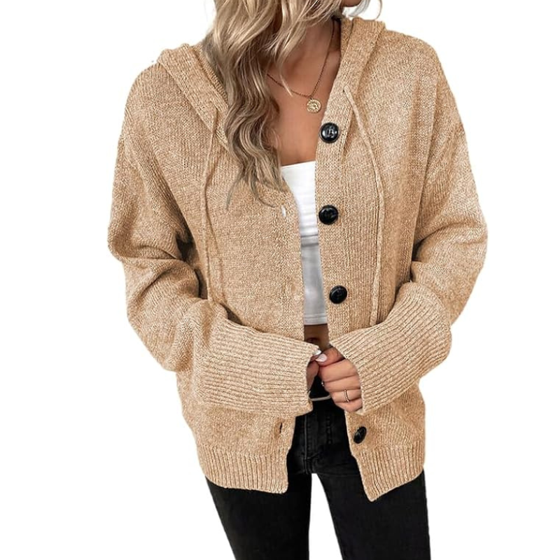 EB | Strick-Cardigan mit Knöpfen für Damen