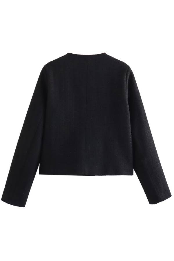 EB | Hals Slim Fit Colorblock Damen Knopfjacke