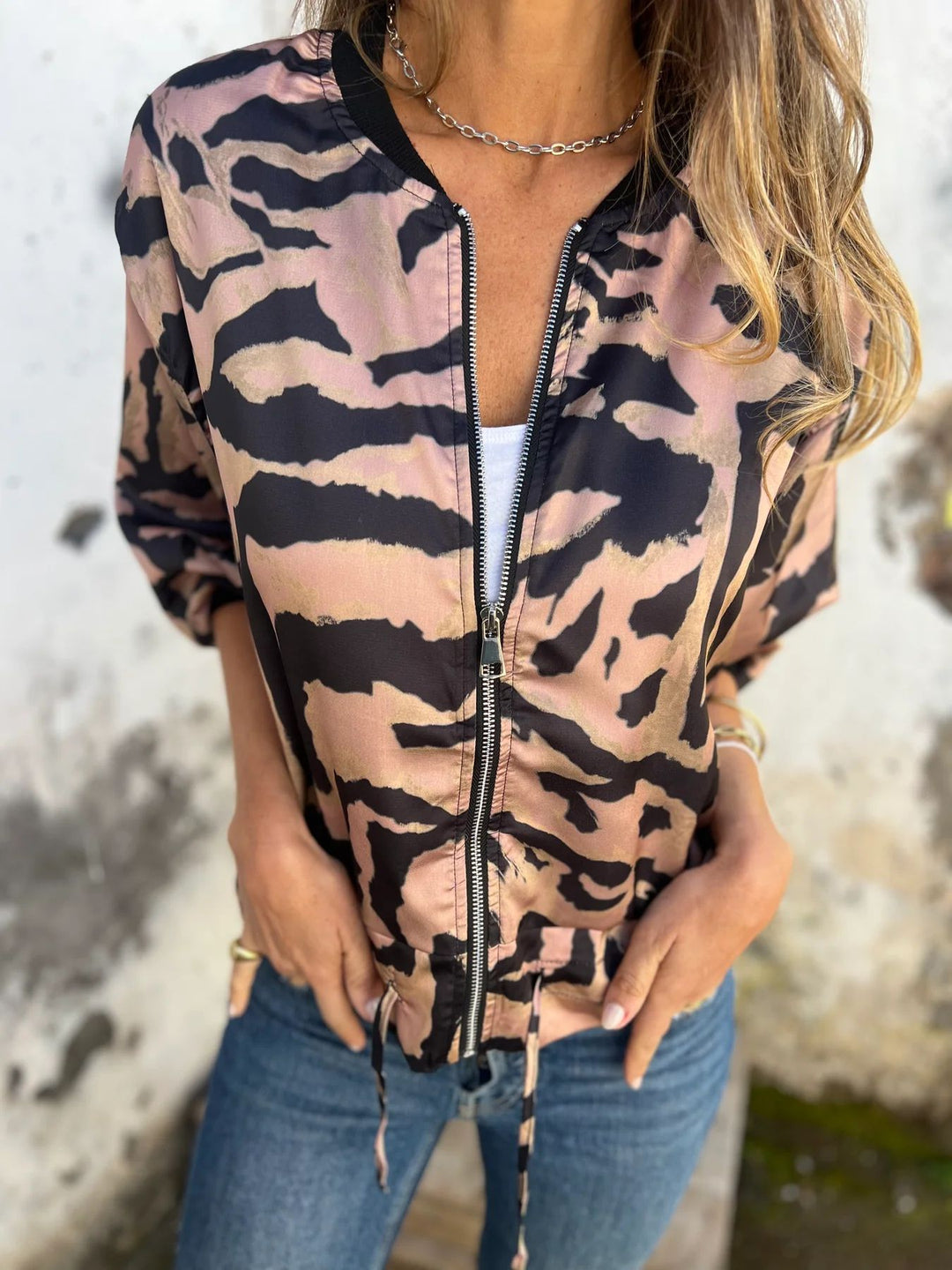 EB | Damen-Bomberjacke mit Print