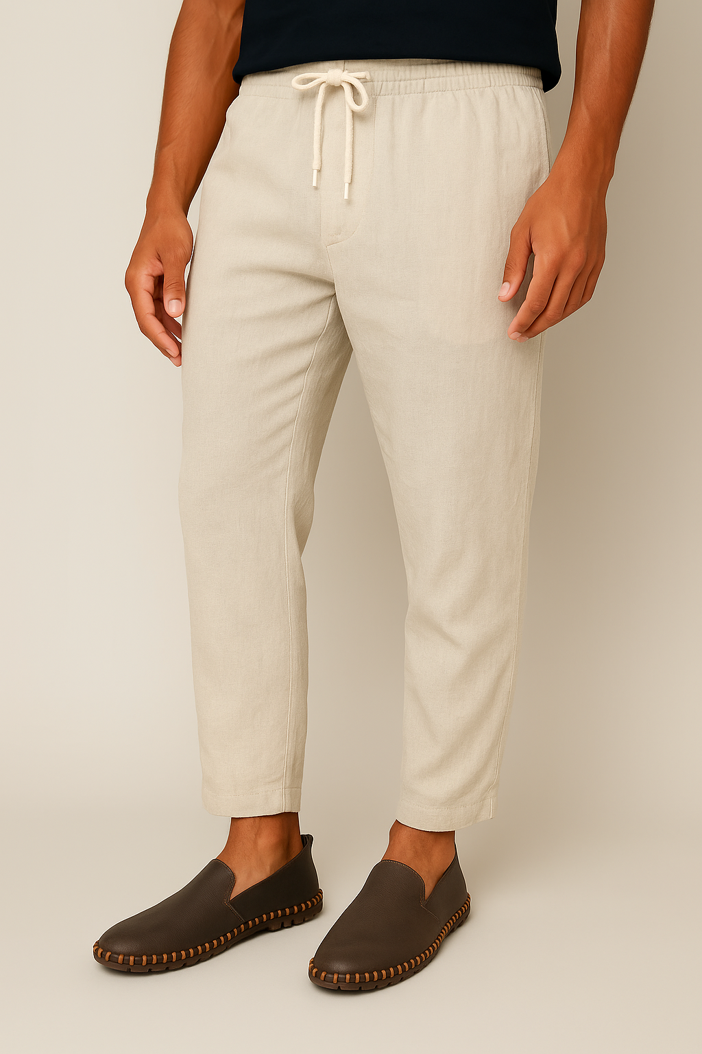 Stichdetail-Lederloafers EB EB