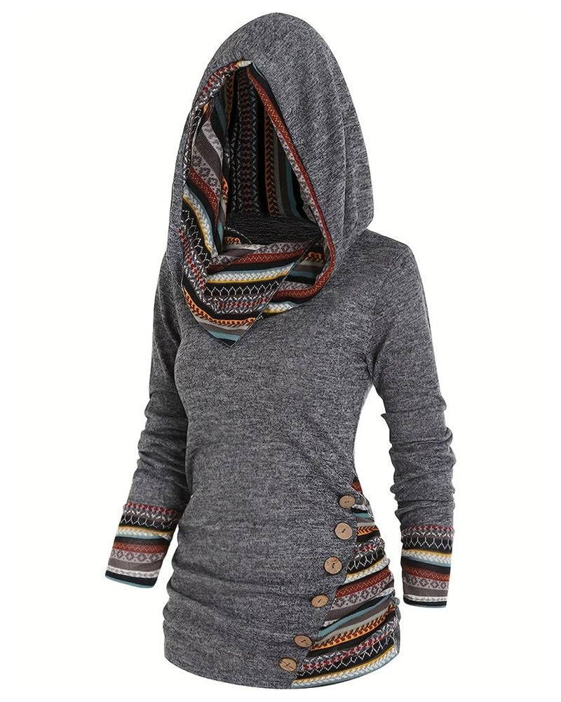 EB | Kapuzenpullover In Kontrastfarbe