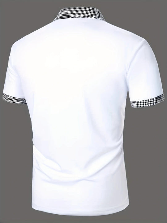 EB | Farblich passendes POLO-Shirt mit Knöpfen