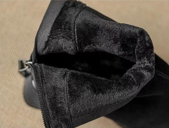 Stilvolle Blockabsatzstiefel mit Reißverschluss hinten EB