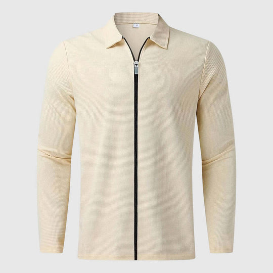 EB | Herren Waffelstrick Zip-Up Jacke