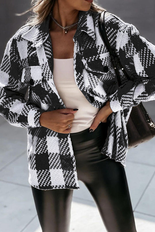 EB | Karierter Overshirt Im Klassischen Stil Komfortabel und Modern Perfekt für Layering