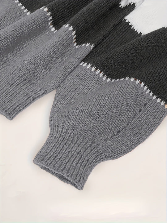 EB | Farbblock Pullover