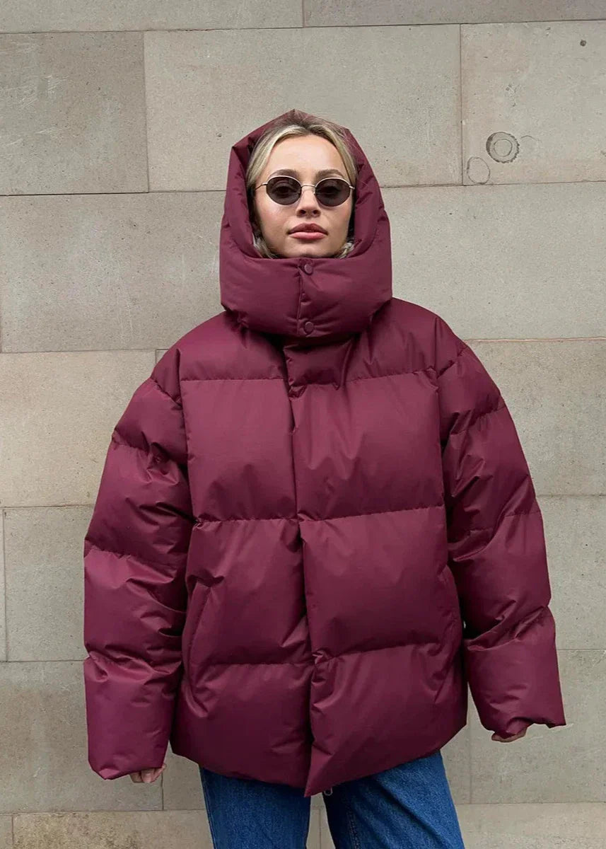EB | Pufferjacke - Burgunderrot