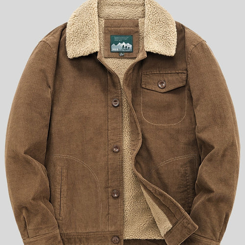 EB | Herren Fleece-Weste mit Knöpfen Warm und Elegant