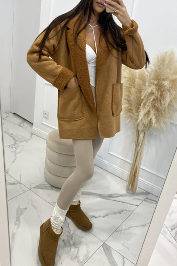 EB | kurze Sherpa-Damenjacke