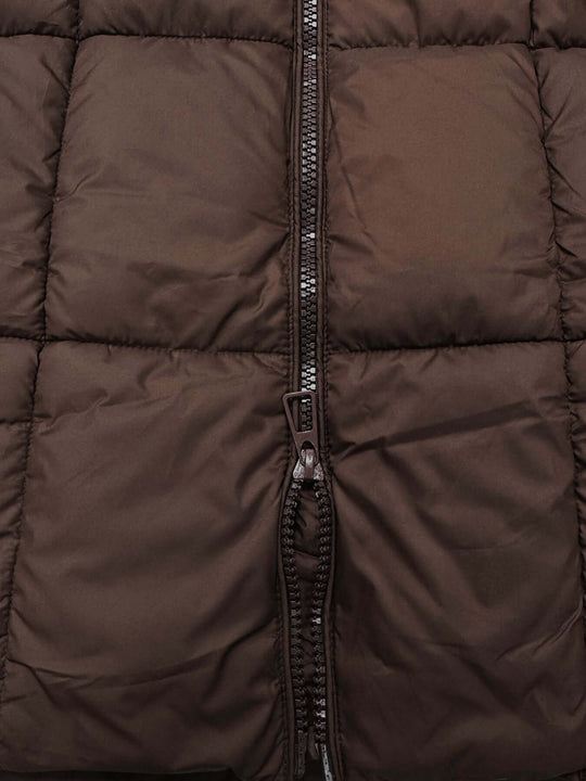 EB | Frauen Lange Kapuzen-Winter-Pufferjacke