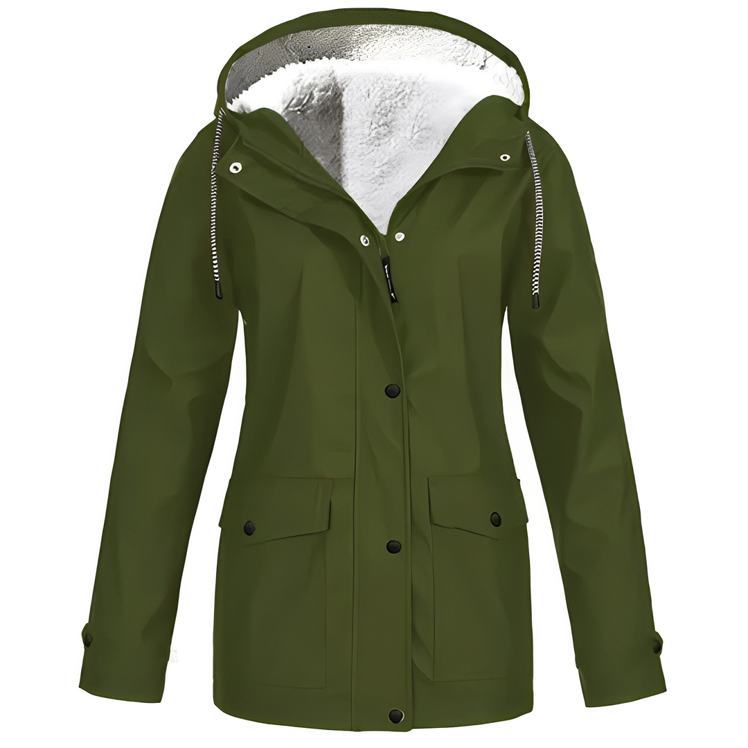 EB | Outdoor-Haubenmantel mit Fleece-Futter für Damen