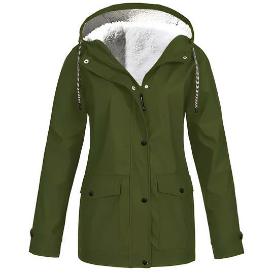 EB | Fleecegefütterte Damen Regenjacke