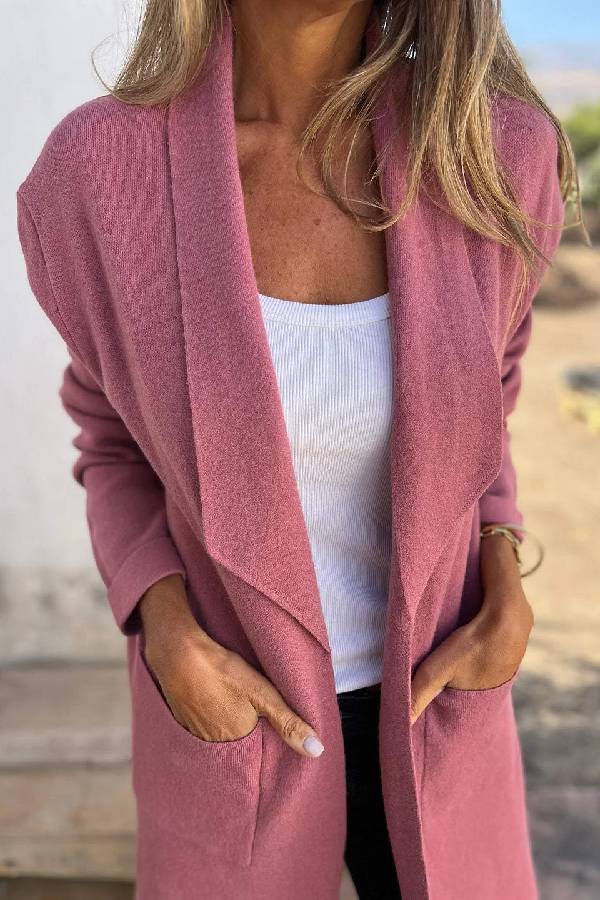 EB | mittellanger Cardigan-Jacke