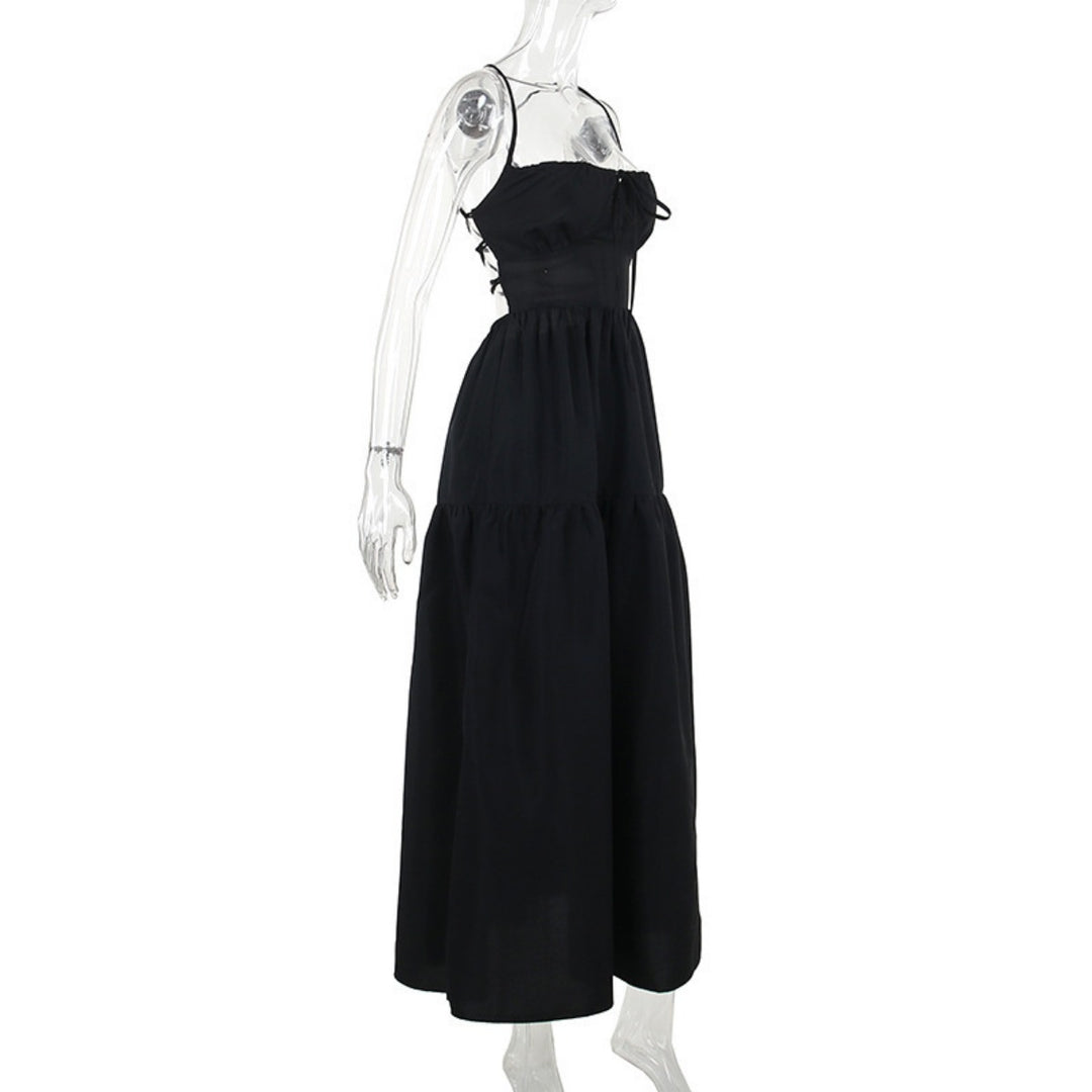 EB | Kleid mit Hosenträgern und Neckholder