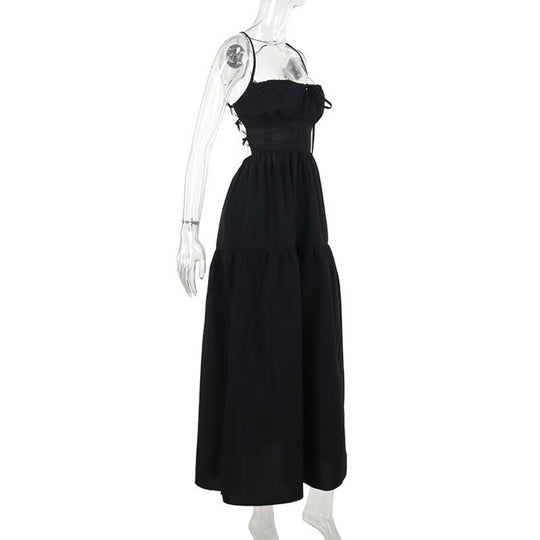 EB | Kleid mit Hosenträgern und Neckholder