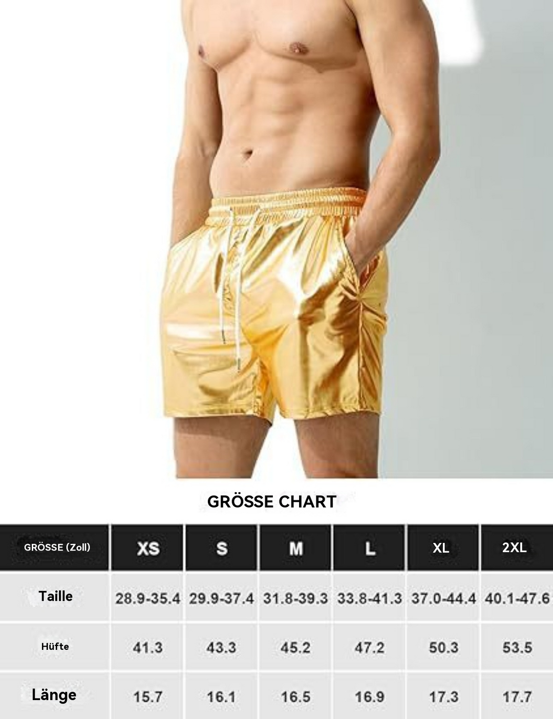 EB | Glänzende shorts