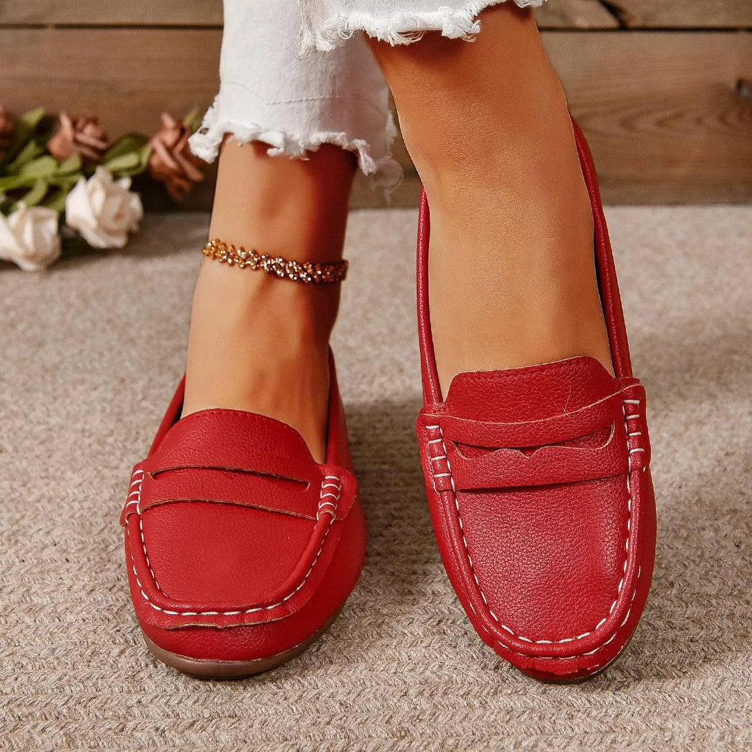 EB | Gommino Flat Crossed Soft Sole Women