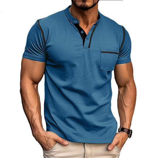 EB | Kurzärmeliges Henley-Hemd