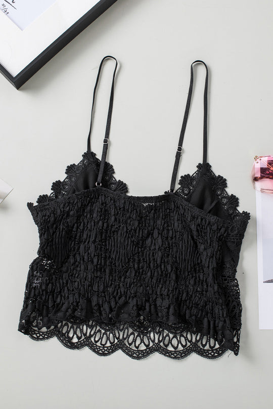 EB | V-Ausschnitt Spitze Cropped Cami