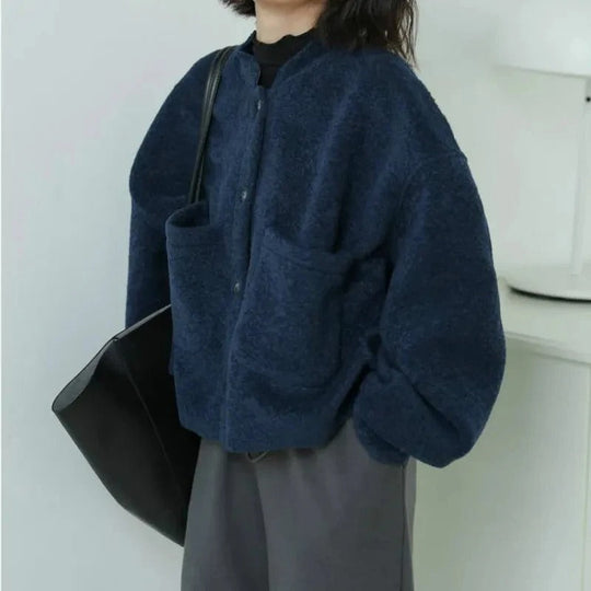 EB | Flauschige Cardigan Jacke