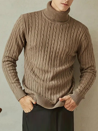 EB | Kabelstrick Rollkragenpullover Weich und Warm Perfekt für Herbst und Winter