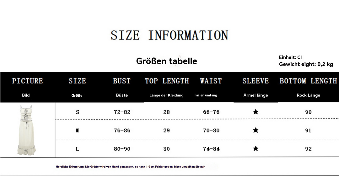 EB | Hosenträger Top Temperament Kleid