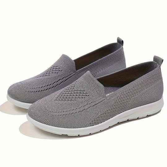 EB | Einfarbige Gestrickte Sneaker Für Damen