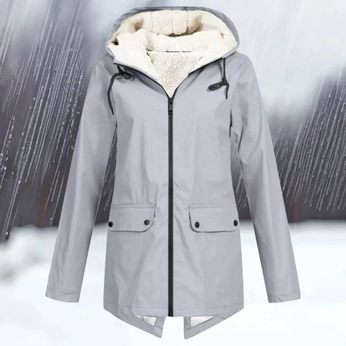 EB | Wind und Wasserdichte Jacke mit Kapuze und Verdickung