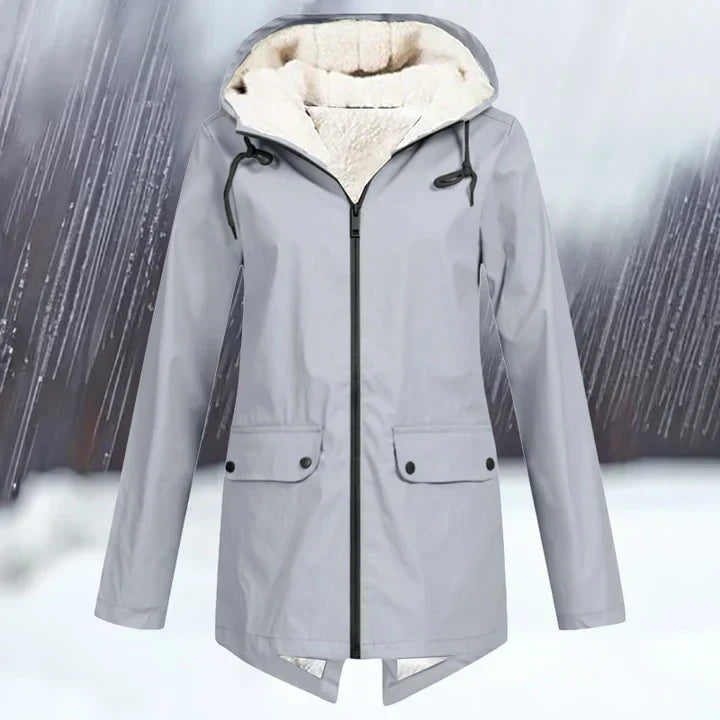 EB | Wind und Wasserdichte Jacke mit Kapuze und Verdickung