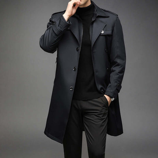 EB | Herren Doppelreiher Trenchcoat