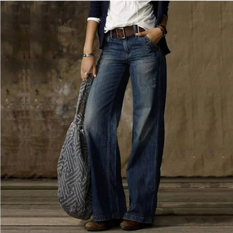 EB | Vintage Weite Hosen Schicke Jeans