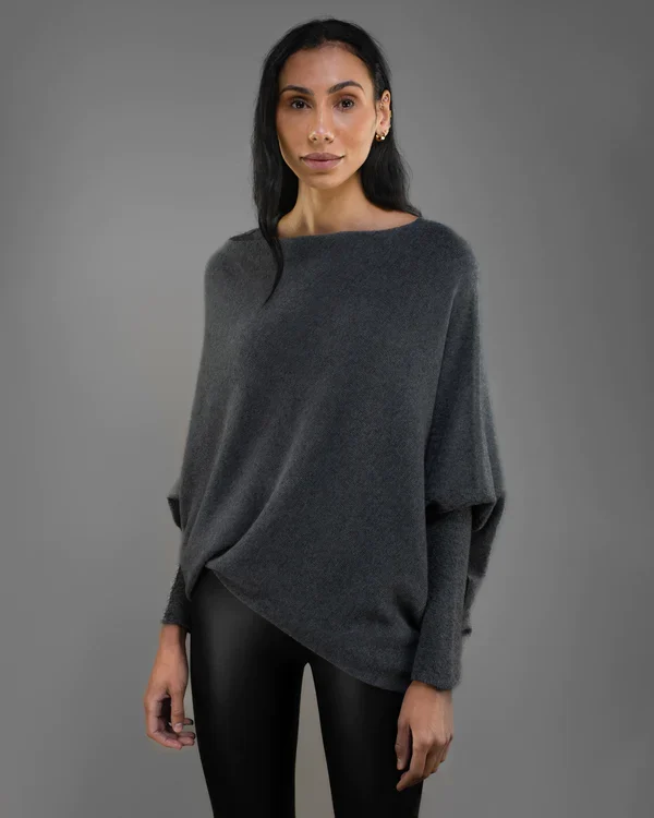 EB | Asymmetrisch Drapierter Pullover