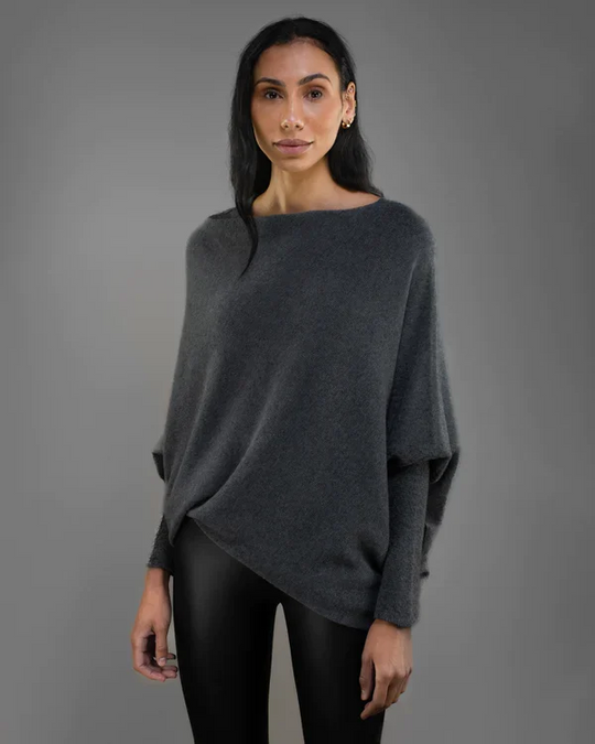 EB | Asymmetrisch Drapierter Pullover
