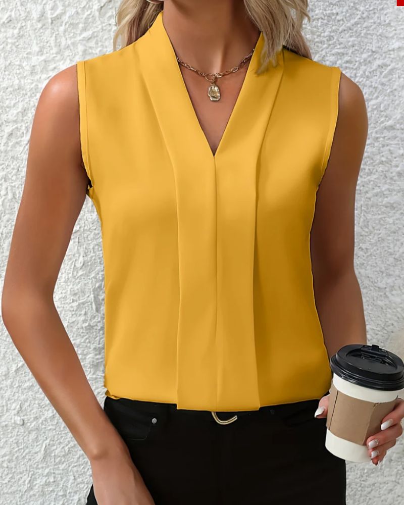 EB | Ärmelloses Tank-Top mit V-Ausschnitt für den Sommer