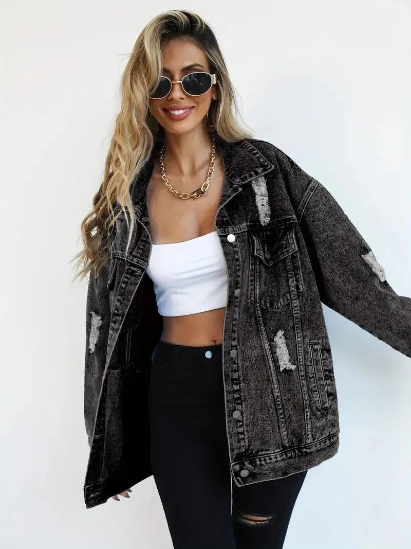 EB | Oversized Jeansjacke für Damen