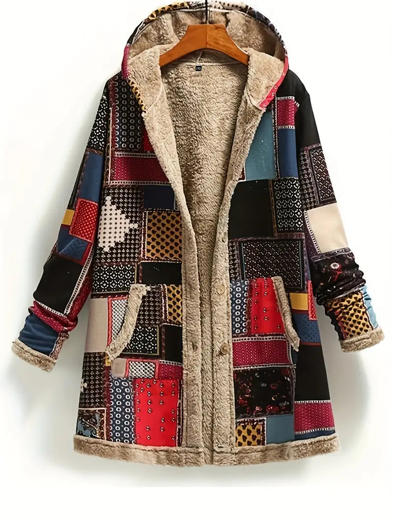 EB | Retro Patchwork Winterjacke
