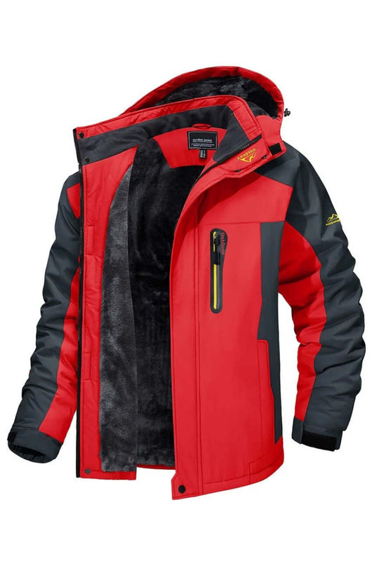 EB | Herren wasserdichte fleecegefütterte Winterjacke