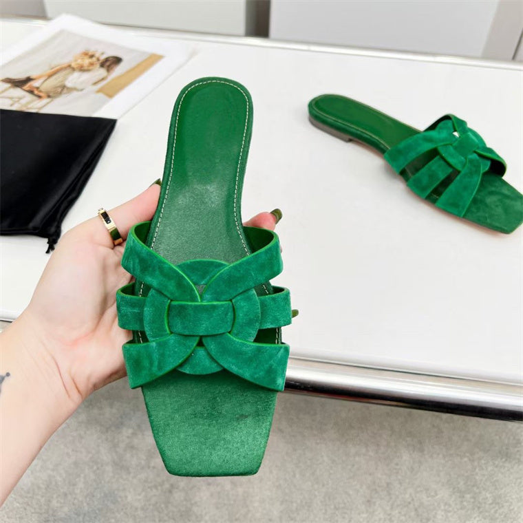 EB | Damenmode Einfache Kreuz Mittel-Hoch Schuhe