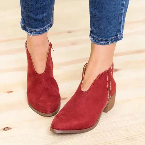 EB | Winter-Suede- und Nude-Stiefel