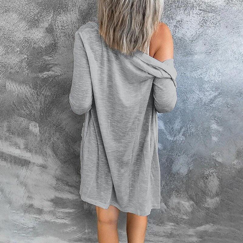 EB | Luftiger Damen Cardigan mit Knöpfen