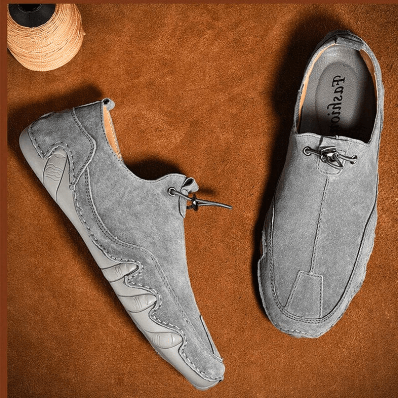 EB | Herren Schuhe Echtes Leder Herren Slipper Komfortabel & Trendy