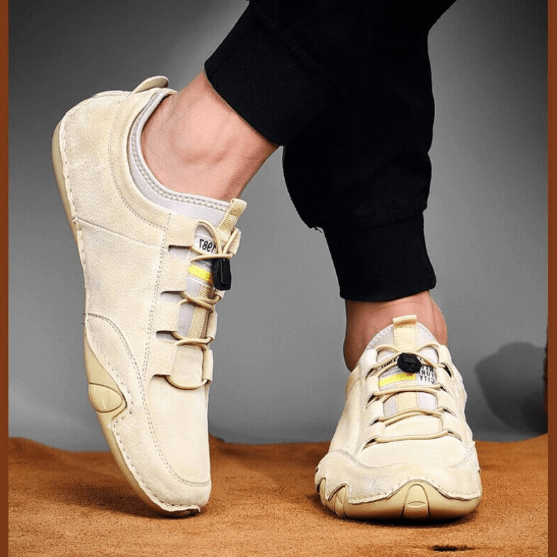 EB | Herren Schuhe Echtes Leder Herren Slipper Komfortabel & Trendy