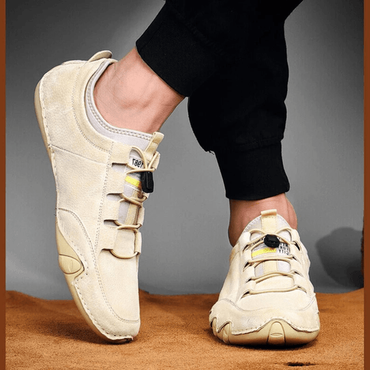 EB | Herren Schuhe Echtes Leder Herren Slipper Komfortabel & Trendy