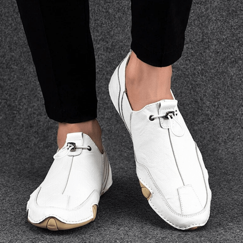 EB | Herren Schuhe Echtes Leder Herren Slipper Komfortabel & Trendy