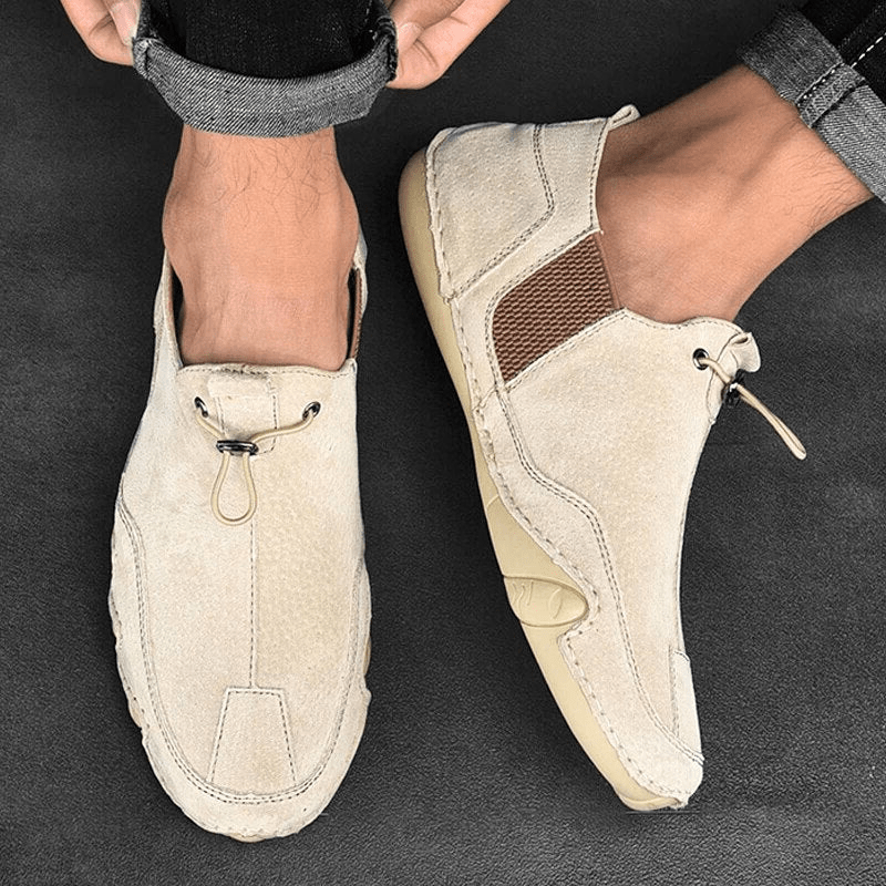 EB | Herren Schuhe Echtes Leder Herren Slipper Komfortabel & Trendy