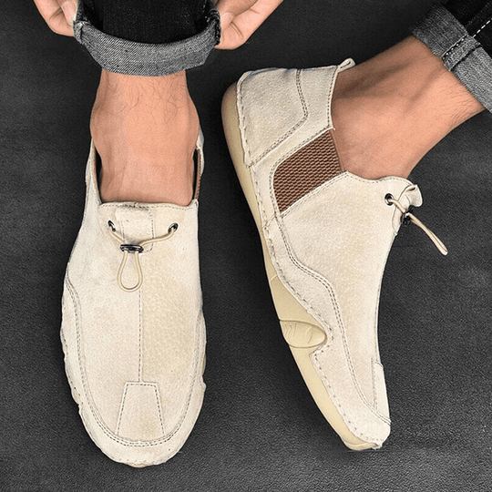 EB | Herren Schuhe Echtes Leder Herren Slipper Komfortabel & Trendy